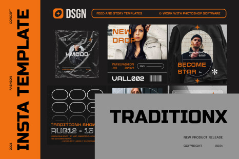 TraditionX Instagram Template