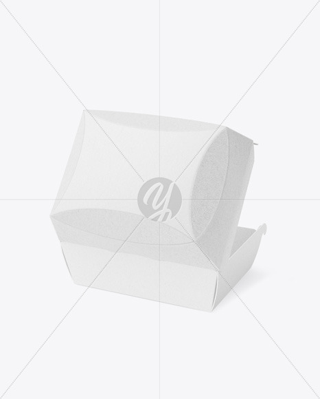 Kraft Burger Box Mockup