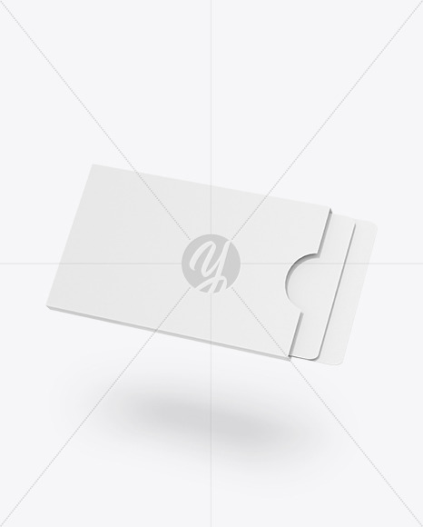 Two Plastic Cards in Holder Mockup
