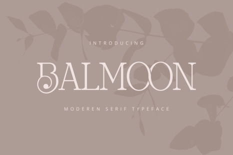 Balmoon Serif Typeface