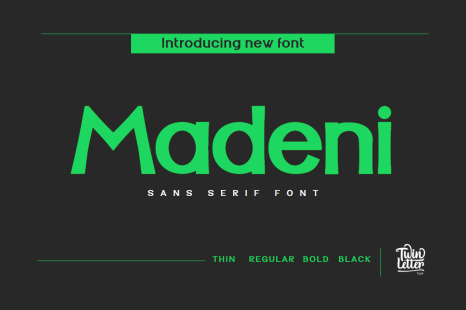 Madeni Font