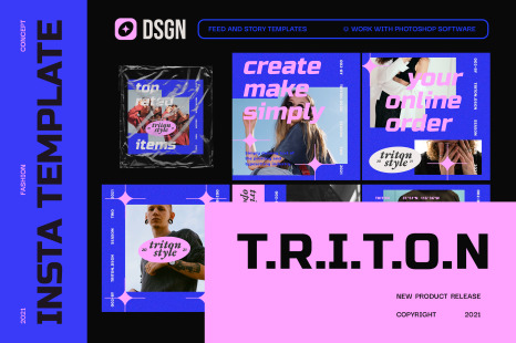 Triton Instagram Template