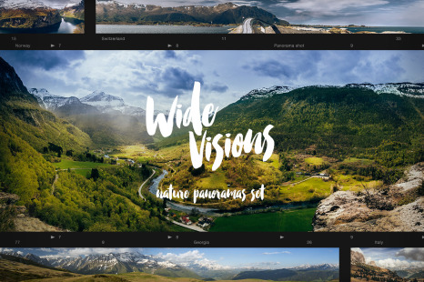 "Wide Visions" - landscape panoramas