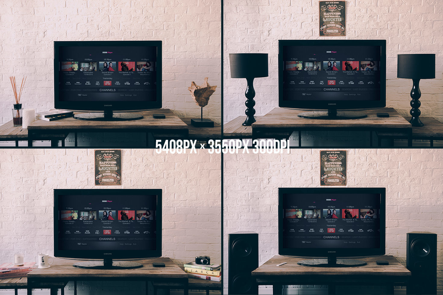 9 Hip TV mockups