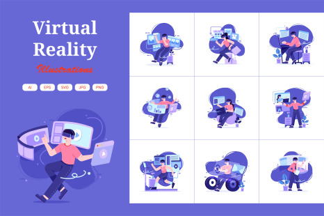 M425_Virtual Reality Illustration Pack