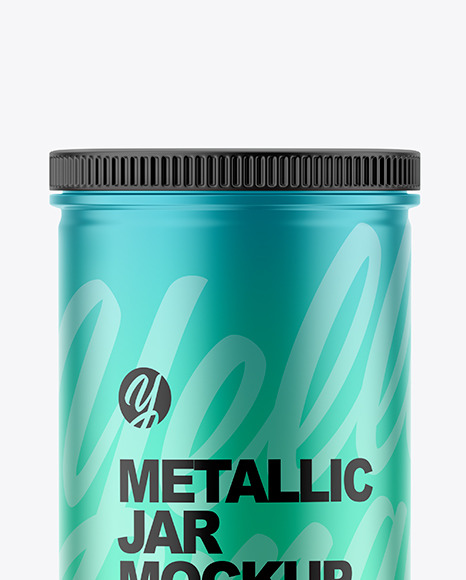 Metallic Jar Mockup