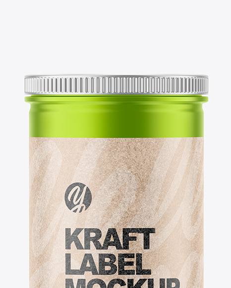Metallic Jar Mockup
