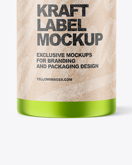Metallic Jar Mockup