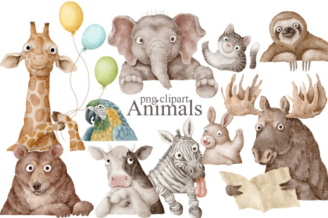 Animals digital graphics png