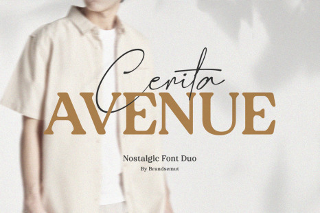 Cerita Avenue || Nostalgic Font Duo