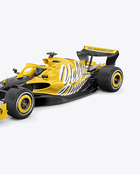 Formula-1 2022 Mockup - Half Side View