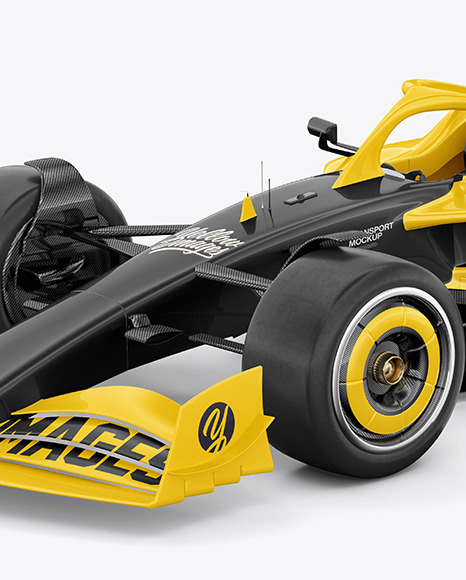 Formula-1 2022 Mockup - Half Side View
