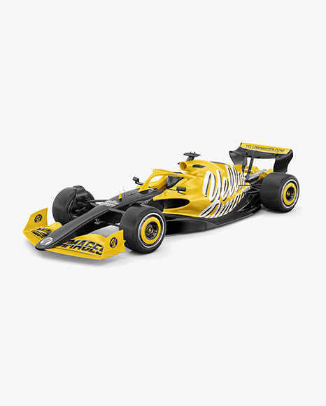 Formula-1 2022 Mockup - Half Side View