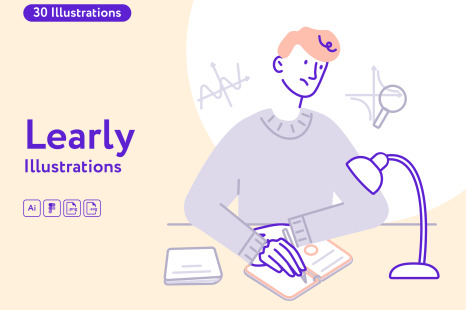 Learly Illustrations