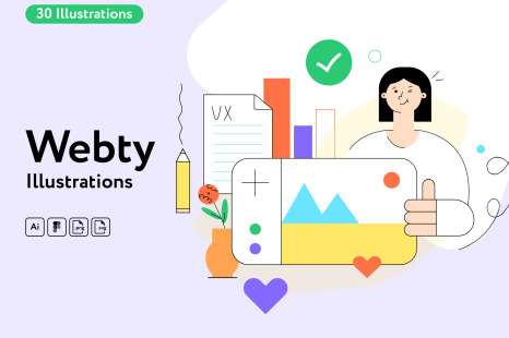 Webty Illustrations