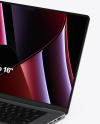 MacBook Pro 16-inch Space Gray Mockup