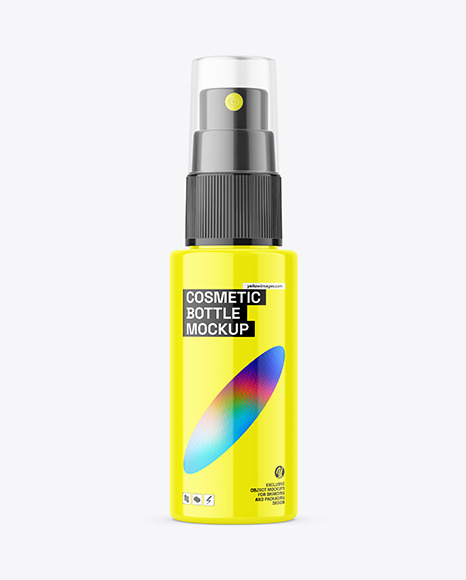 30ml Glossy Spray Bottle Mockup