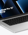 MacBook Pro 16-inch Silver Mockup