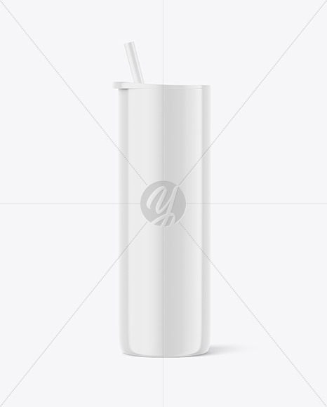 Glossy Skinny Tumbler Mockup coffee 404988