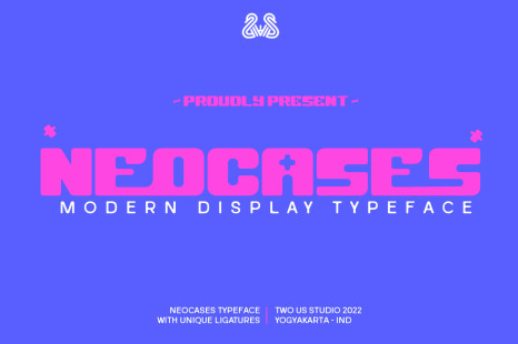 Neocases - Unique Display Typeface