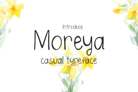 Moreya - Casual Typeface