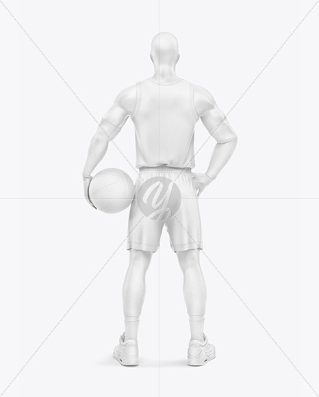 Basketball Kit Mockup – Back View