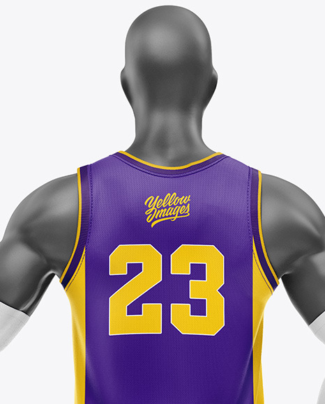 Basketball Kit Mockup – Back View