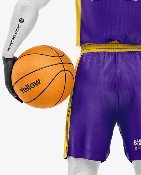 Basketball Kit Mockup – Back View