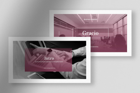 Gracio – Purple Grape Professional Business Proposal Presentation Template