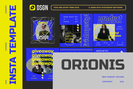 Orionis Instagram Template