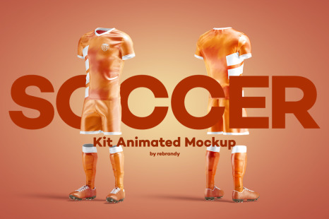 Soccer Kit Animated Mockup