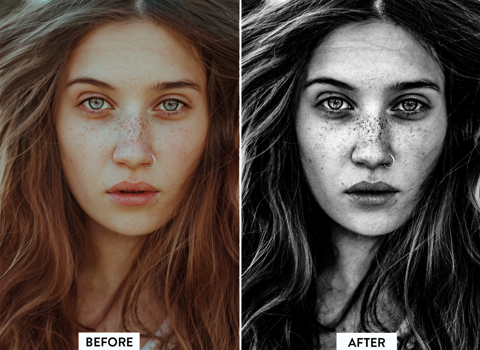 10 Black and White Lightroom Preset on Yellow Images Creative Store
