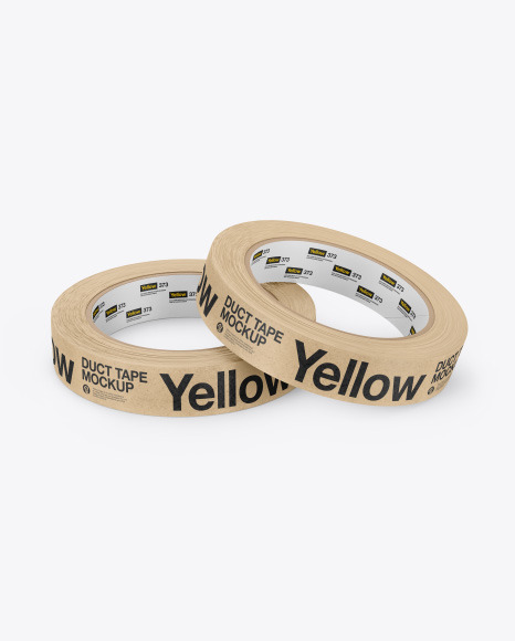 Kraft Duct Tapes Mockup