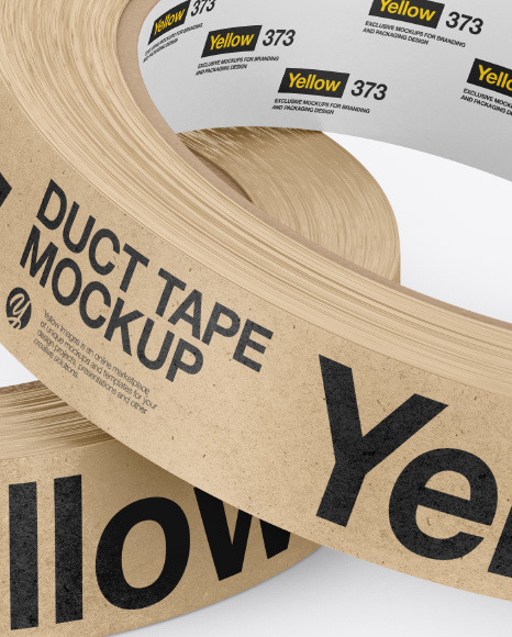 Kraft Duct Tapes Mockup
