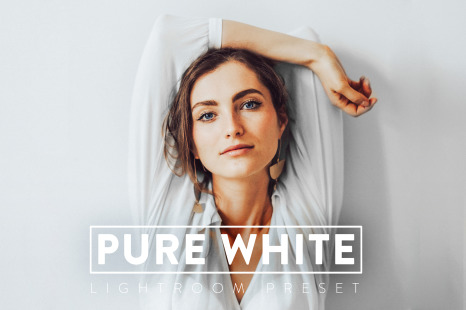 10 Pure White  Lightroom Preset