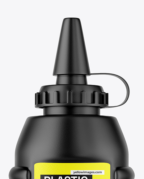 Matte Plastic Bottle Mockup gel 451349