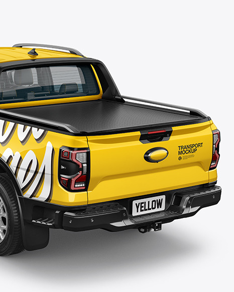 pickup-truck-mockup-back-half-side-view-on-yellow-images-object-mockups