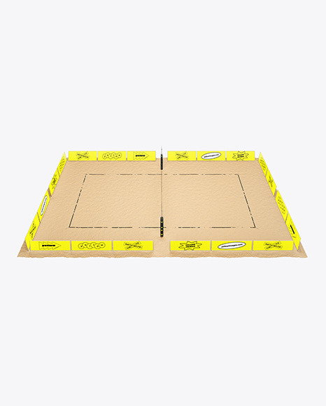 Beach Volleyball Court Mockup