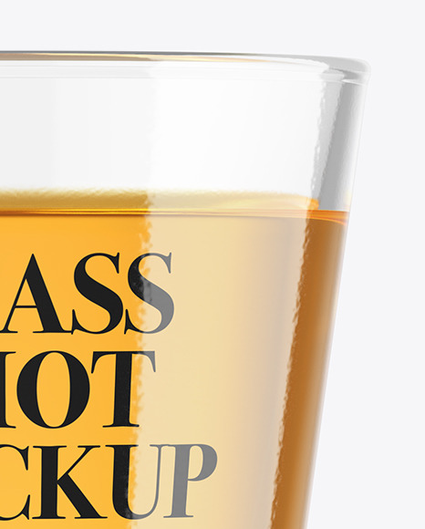 Whisky Glass Shot Mockup cognac 451302