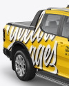 Pickup Truck Mockup- Half Side View
