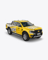 Pickup Truck Mockup- Half Side View