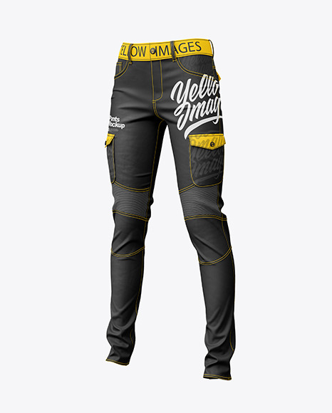 Pants Mockup - Half Side View
