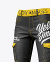 Pants Mockup - Half Side View