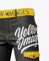 Pants Mockup - Half Side View