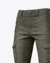 Pants Mockup - Half Side View