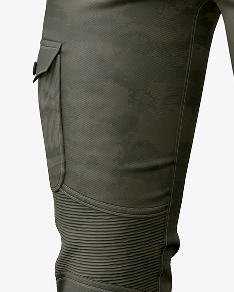 Pants Mockup - Half Side View