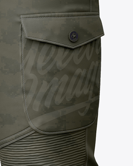 Pants Mockup - Half Side View