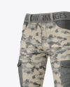 Pants Mockup - Half Side View