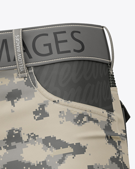 Pants Mockup - Half Side View