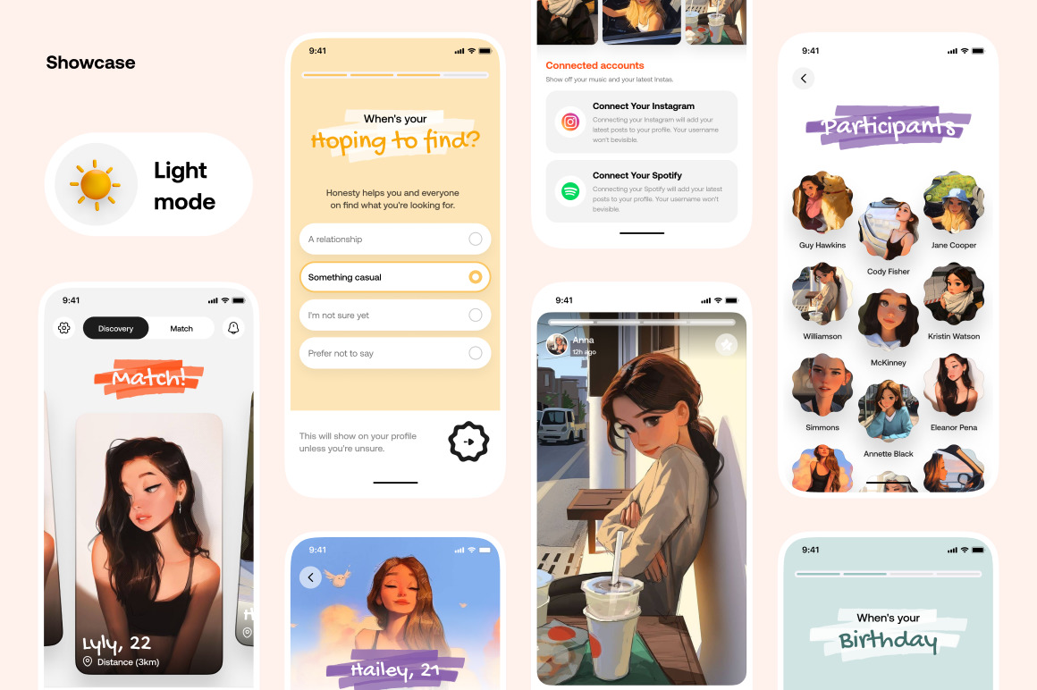 Dating App UI Kit